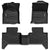 Toyota Tacoma 2018-2023 Custom Floor Mats TPE Material 1st & 2nd Row, Fit Double Cab & Automatic Transmission ONLY