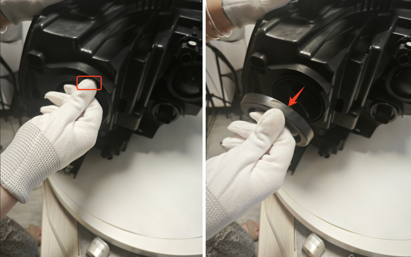 Remove the OEM Dust Cover