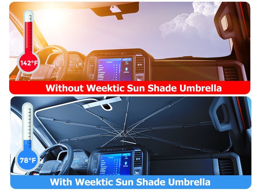 2015-2026 Ford F-series Windshield Sun Shades Umbrella Heat Insulation