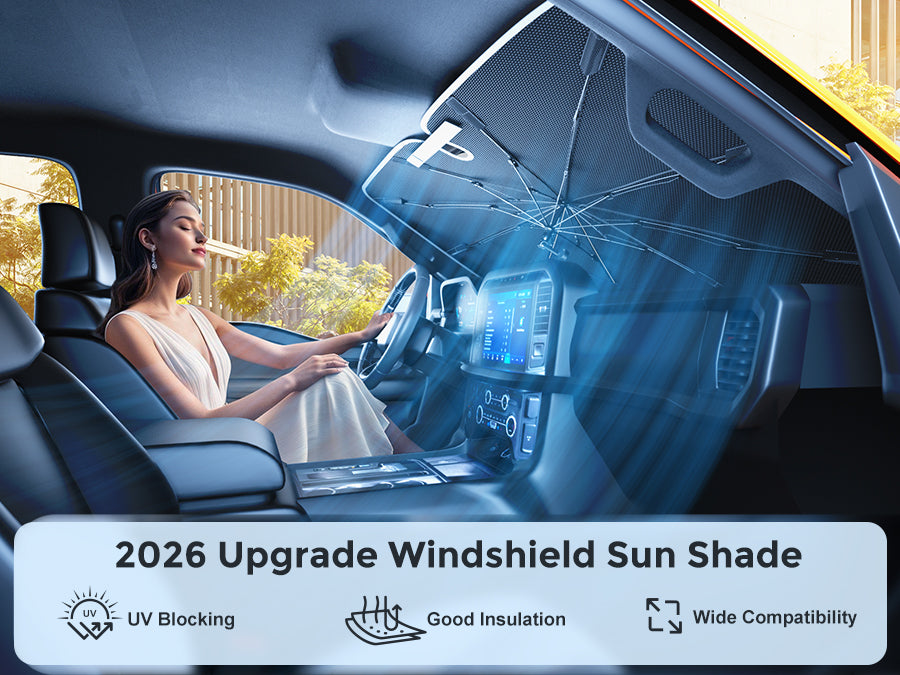 2015-2026 Ford F-series Windshield Sun Shades Umbrella