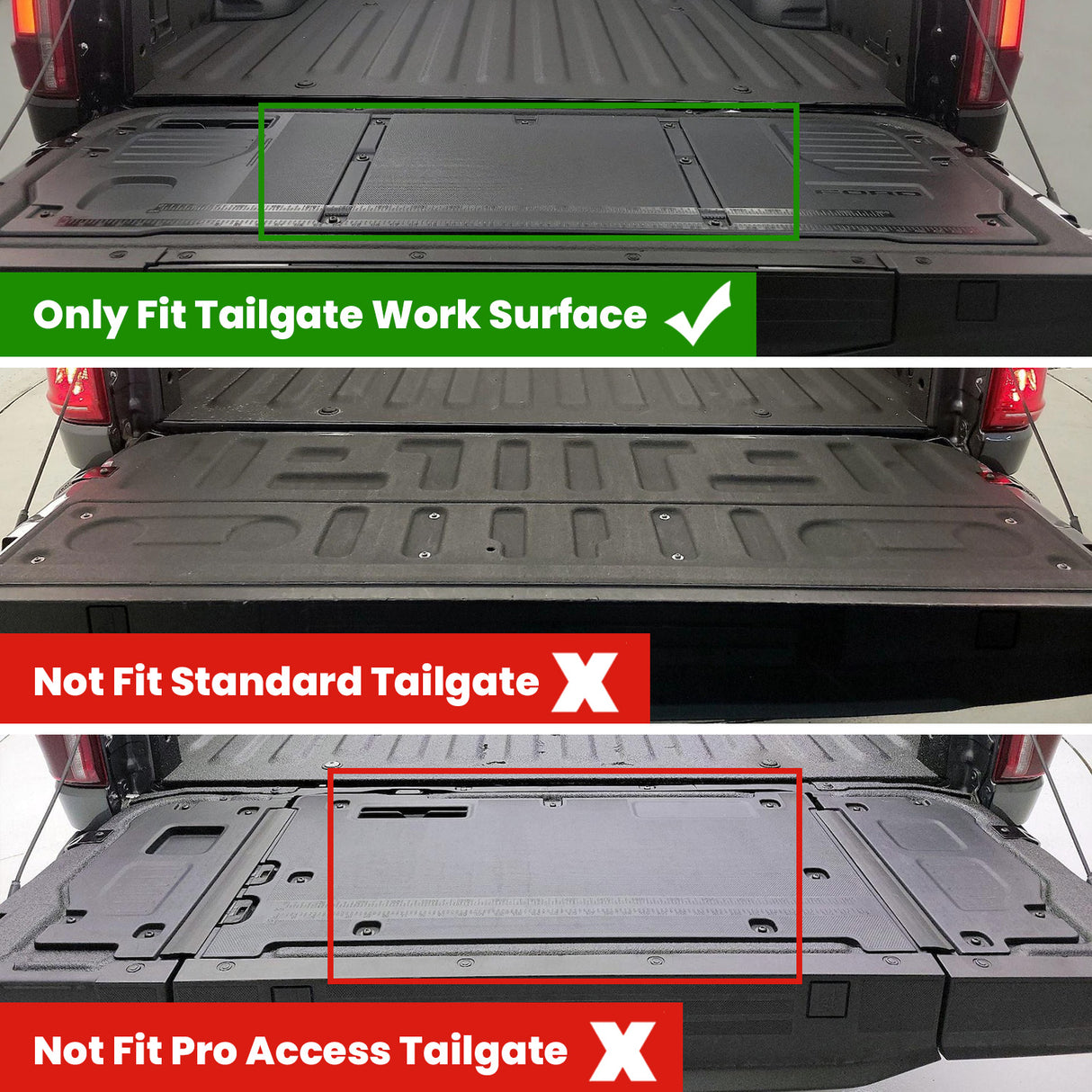 Fit for 2024-2026 Ford F-150 Bed Mat & Tailgate Mat, Including F-150 Lightning