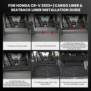 Fit for 2023-2026 Honda CR-V (Include FCEV & CRV Hybrid) Floor Mats or Cargo Mat