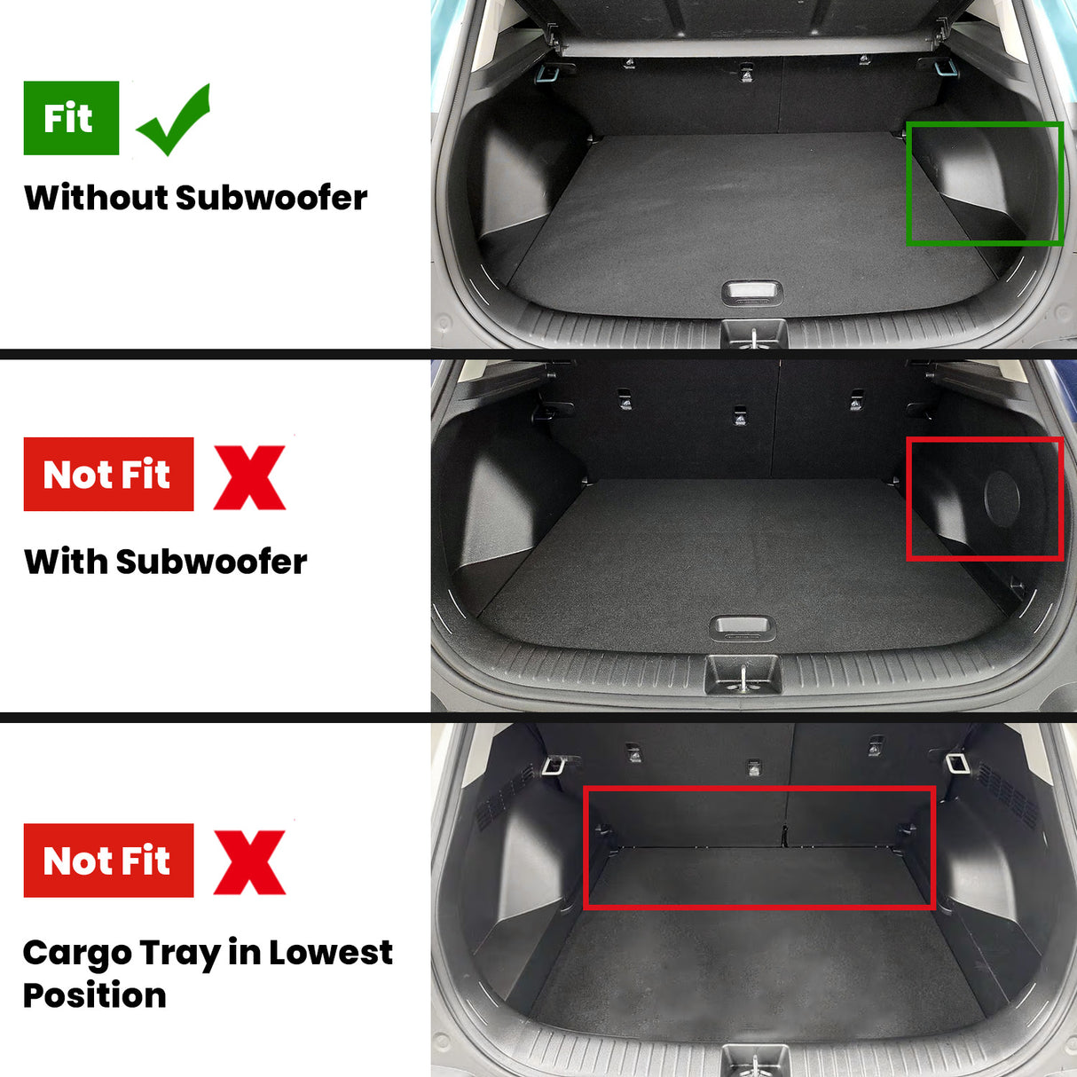 Fit for 2021-2026 Kia Seltos Floor Mats / Cargo Mat