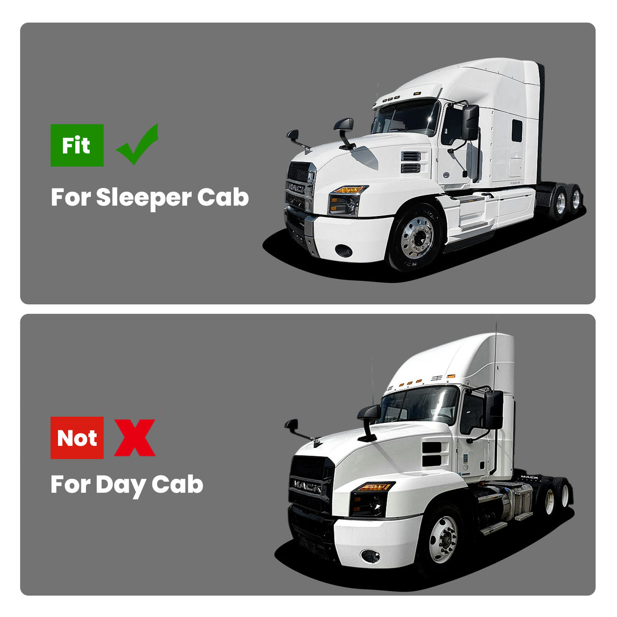 Fit for 2018-2026 Mack Anthem Floor Mats