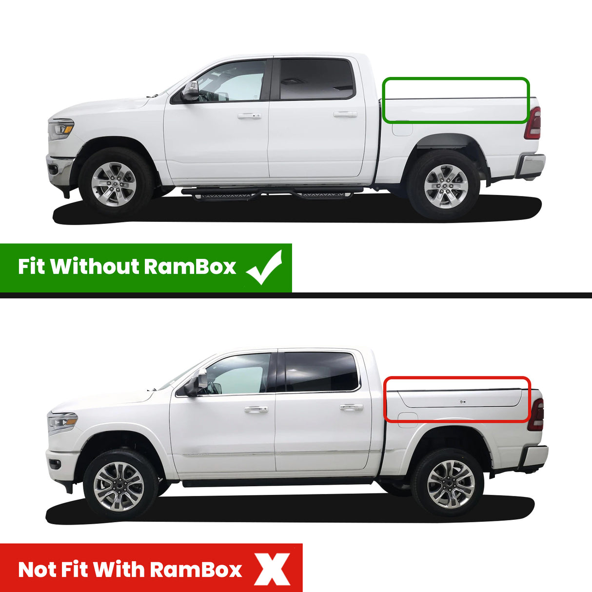 Fit for 2019-2025 Ram 1500 Truck Bed Mat (Don't Fit Classic Model)