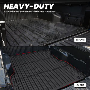Fit for 2024-2026 Toyota Tacoma 5FT or 6FT Heavy Duty Truck Bed Mat or Tailgate Mat
