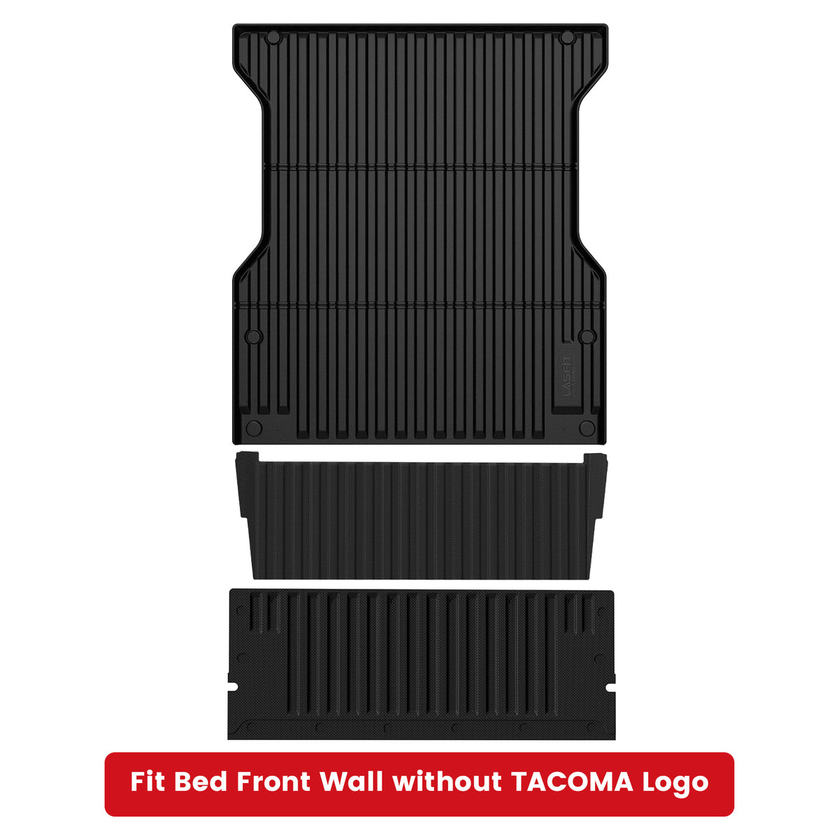 Fit for 2024-2026 Toyota Tacoma 5FT or 6FT Heavy Duty Truck Bed Mat or Tailgate Mat or Front Panel Mat