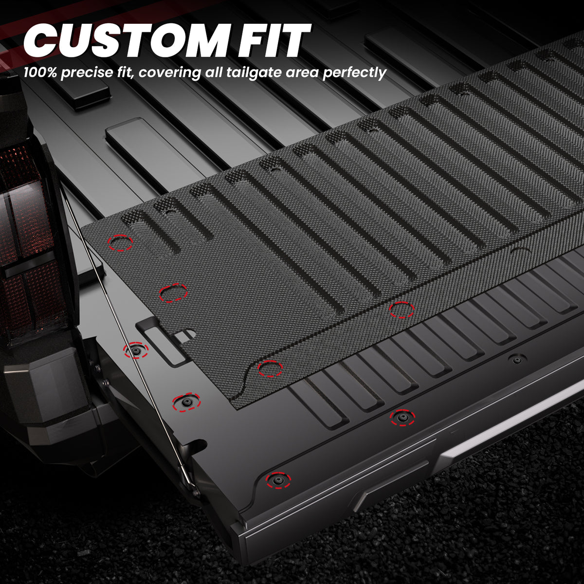 Fit for 2024-2026 Toyota Tacoma 5FT or 6FT Heavy Duty Truck Bed Mat or Tailgate Mat