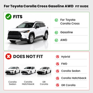 Fit for 2022-2026 Toyota Corolla Cross Floor Mats or Cargo Mat