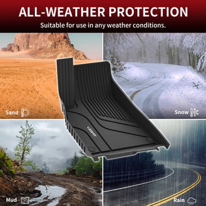  2021-2024 Tesla Model S Floor Mats All-weather Protection