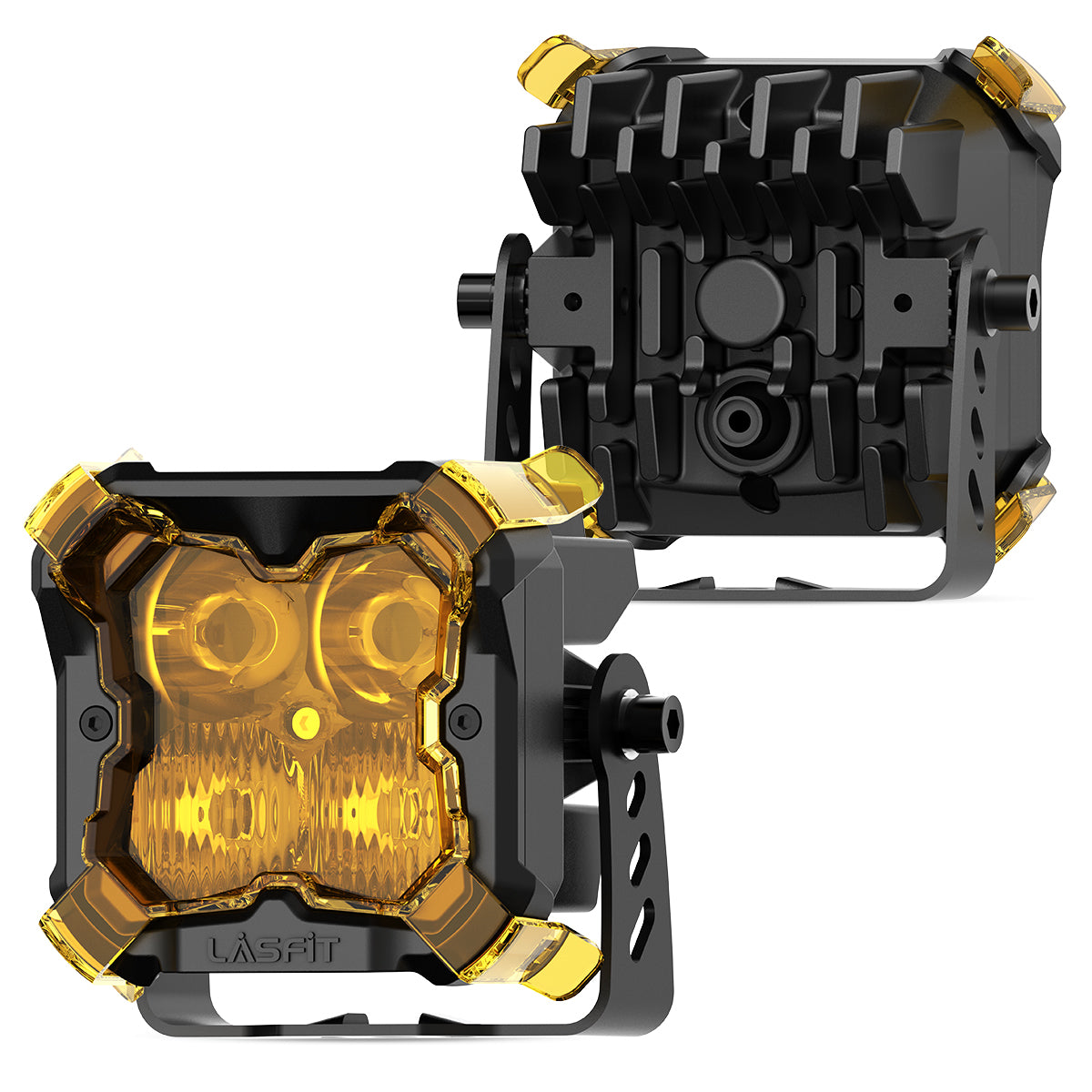 amber combo beam 3 inch led pod lights