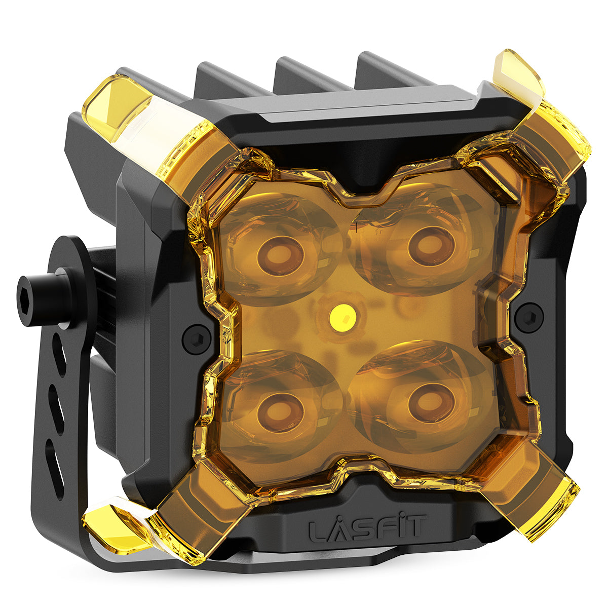 amber fog beam 3 inch led off road pod lights