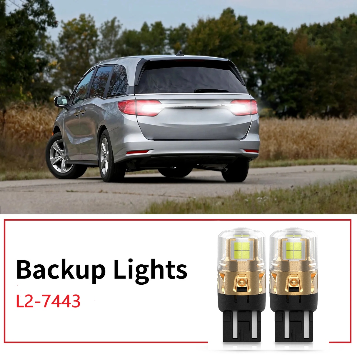 Fit for 2019-2025 Honda Odyssey LED Bulbs Upgrade | Tested and Verified