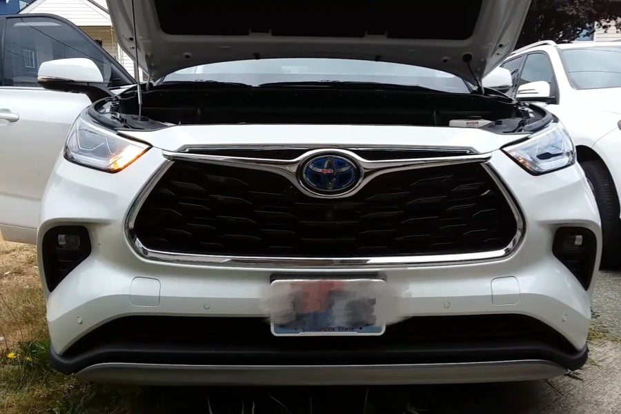 Lasfit led front turn signal lights vs halogen 2022 toyota highlander