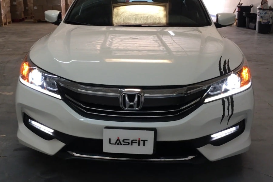 Lasfit 7443 led amber front turn signal lights