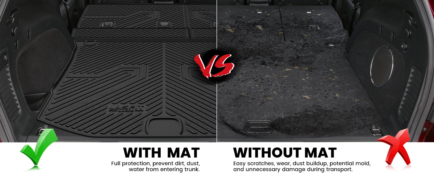 Cargo mat contrast