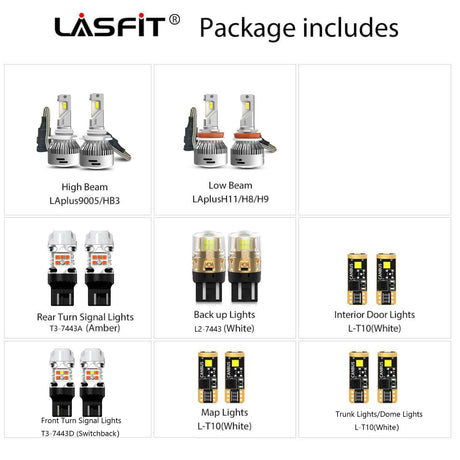 Fit for 2016-2018 Honda Pilot LED Bulbs Upgrade | Tested and Verified