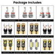 combo package led bulbs fit for 2016-2018 Nissan Altima
