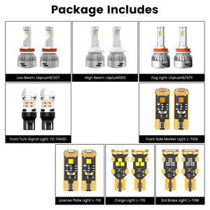 combo package led bulbs for 2019-2023 Ford Ranger XLT