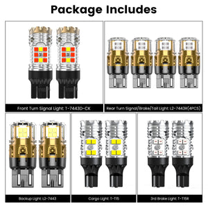 Lasfit combo package led bulbs for 2025-2026 Ram 1500