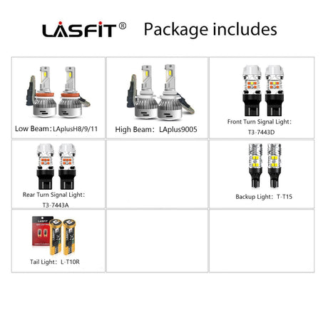 combo package led bulbs fit for 2022-2025 Chevy Malibu