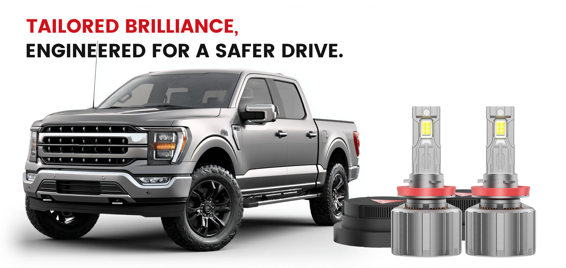 Lasfit custom-made led headlight replacement kit for 2018-2023 Ford F-150