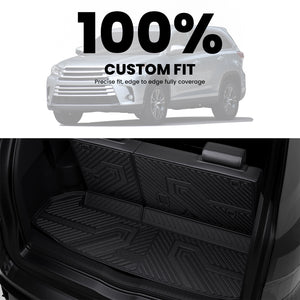 toyota highlander gas custom-fit seatback & cargo mats