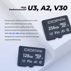 Dash Cams Microsd Card 128GB U3, A2, V30