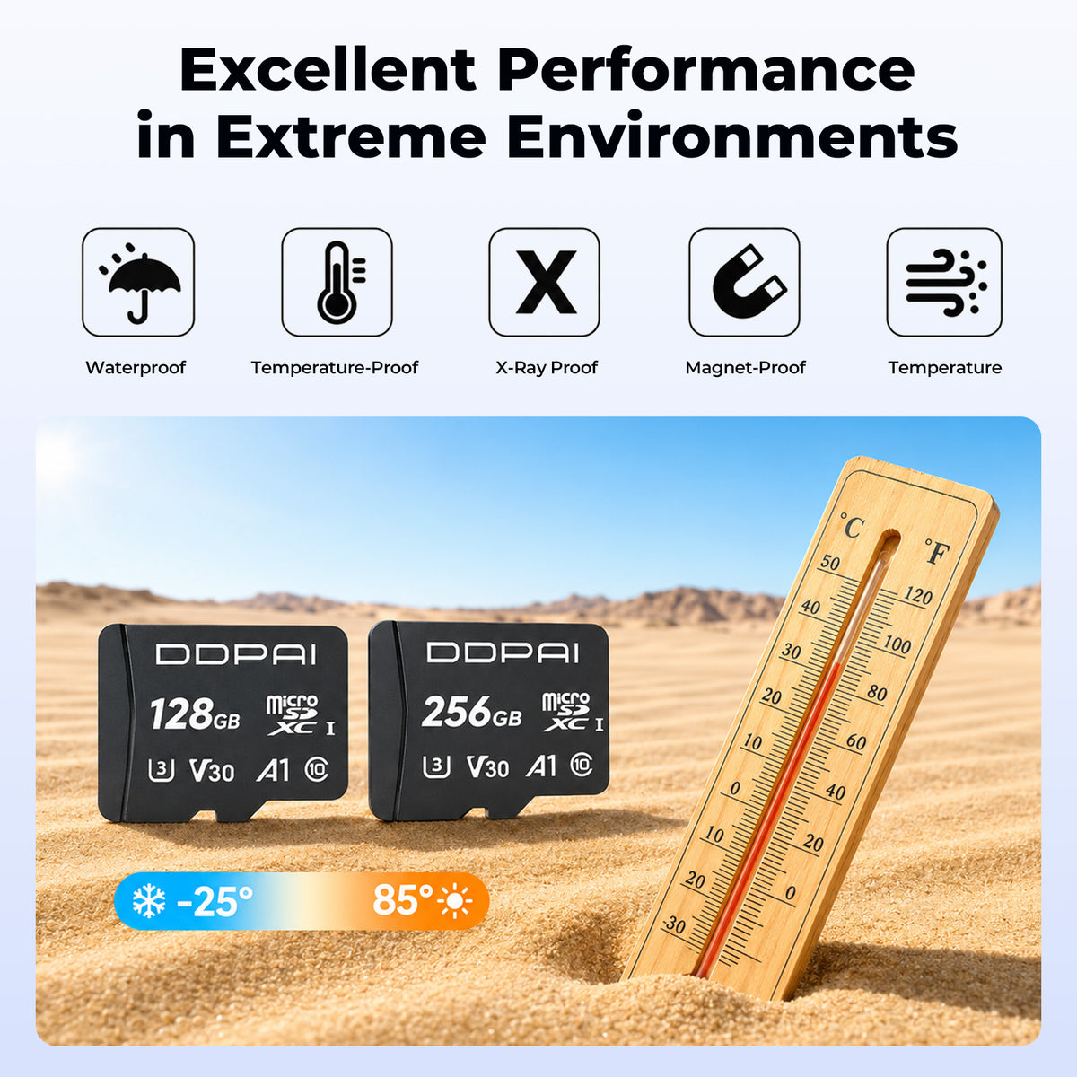 Dash Cams Microsd Card 256GB Excellent Performance in Extreme Environments
