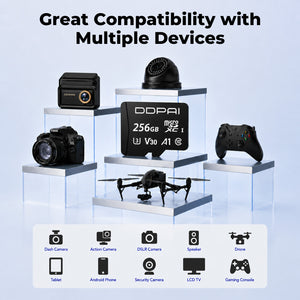 Dash Cams Microsd Card 256GB Strong Compatibility with Multiple Devices