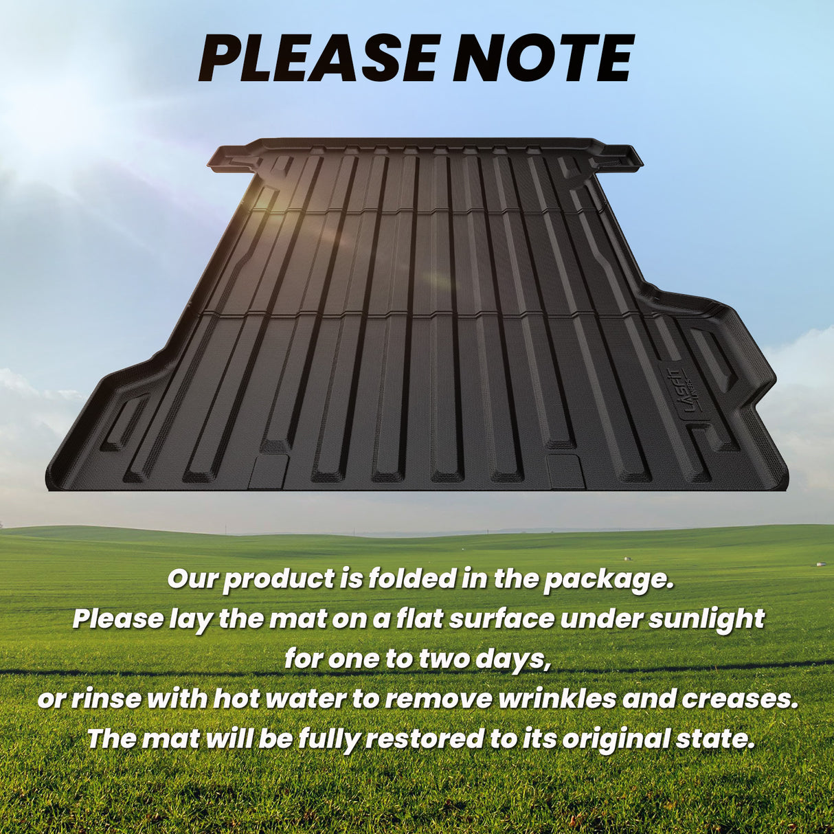 Fit for 2024-2026 Chevrolet Silverado EV 5.9FT Bed Mat, Fit WT Models Only