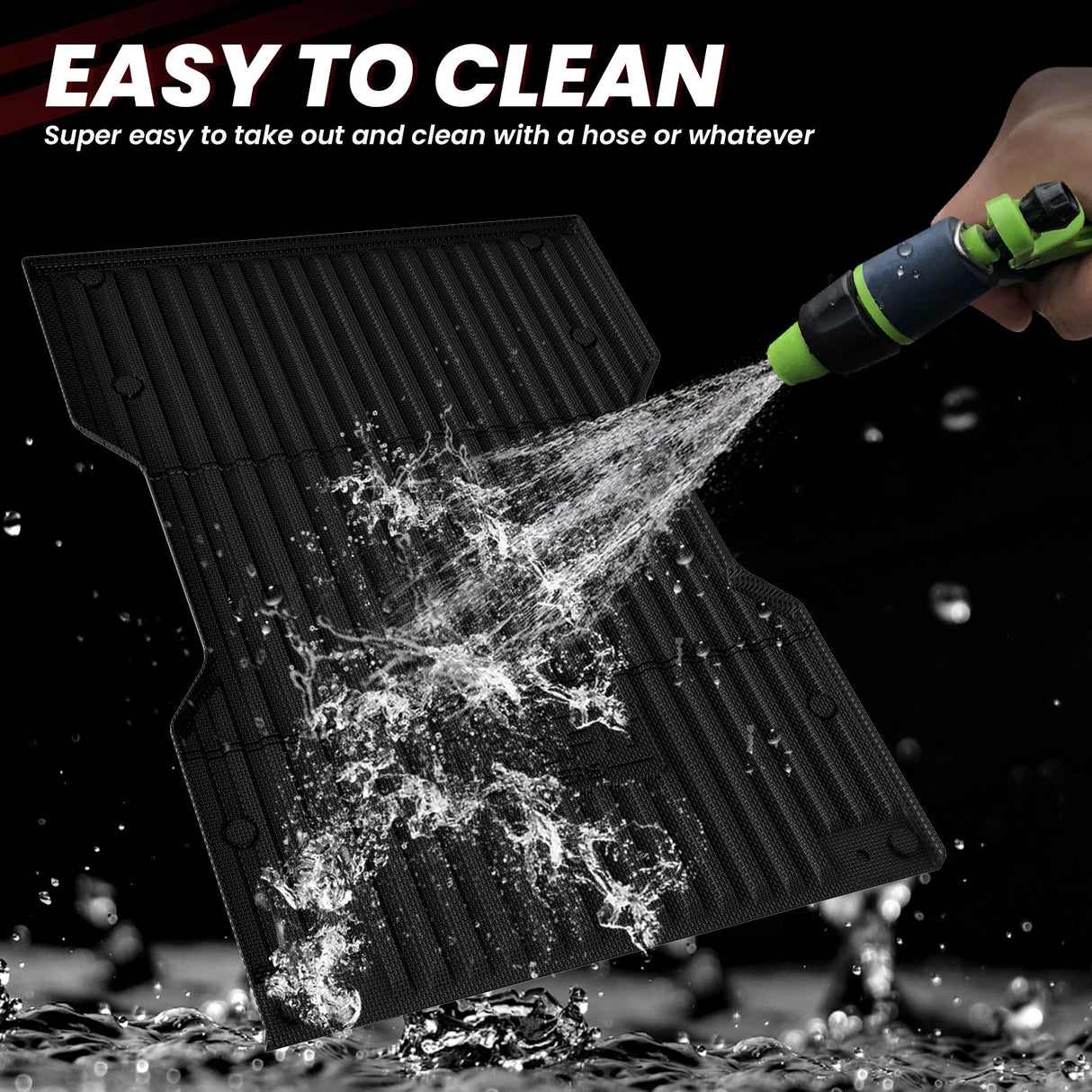 2024-2025 Toyota Tacoma 6FT Easy to Clean Truck Bed Mat