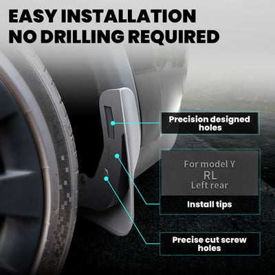 easy installion no drilling required Model 3