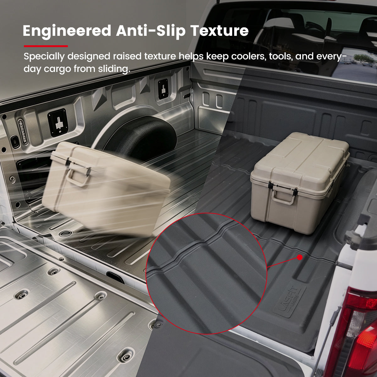 Fit for 2024-2027 Ford F-150 & 22-26 Lightning Truck Bed Mat or Tailgate Mat, Not Fit Drop-in liners