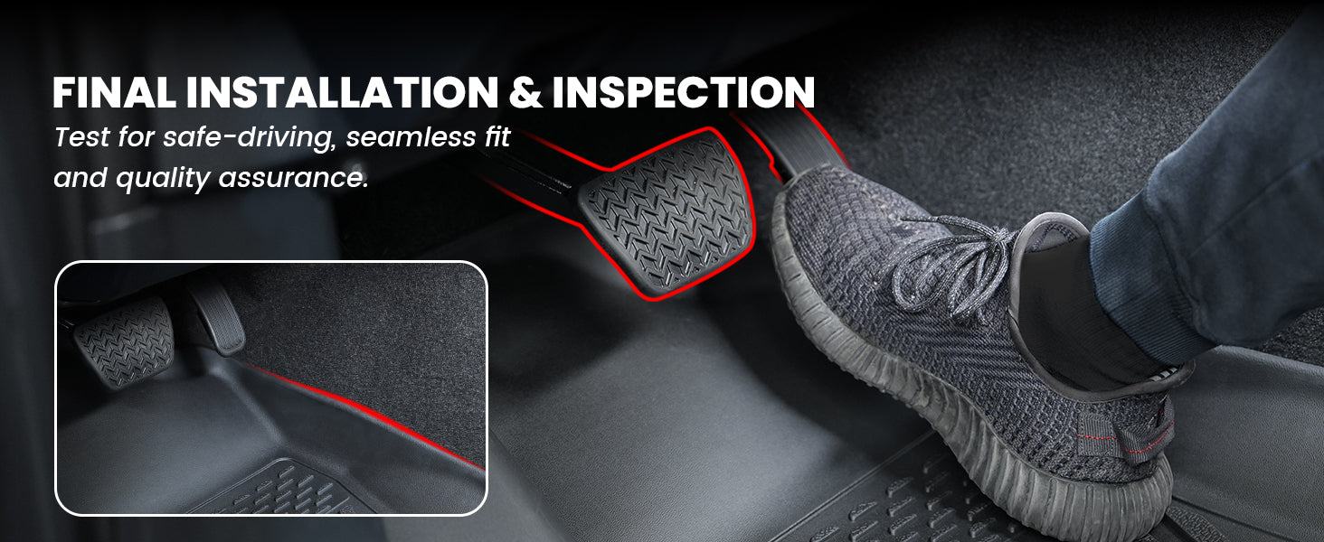 Final QC on 2025 Toyota 4Runner Floor Mats