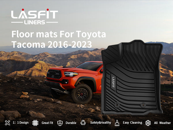 Toyota Tacoma 2018-2023 All-weather Custom Floor Mats