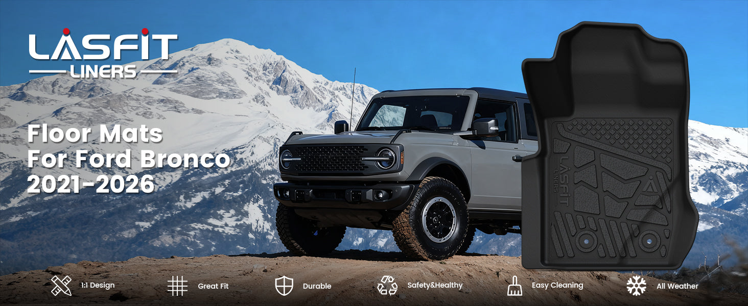 2021-2026 Ford Bronco Floor Mats