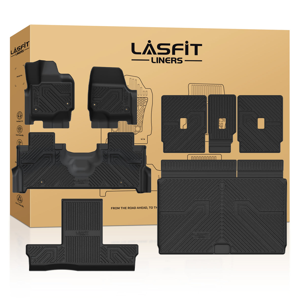 2012-2018 Ford Focu All-weather Floor Mats Cargo Mat