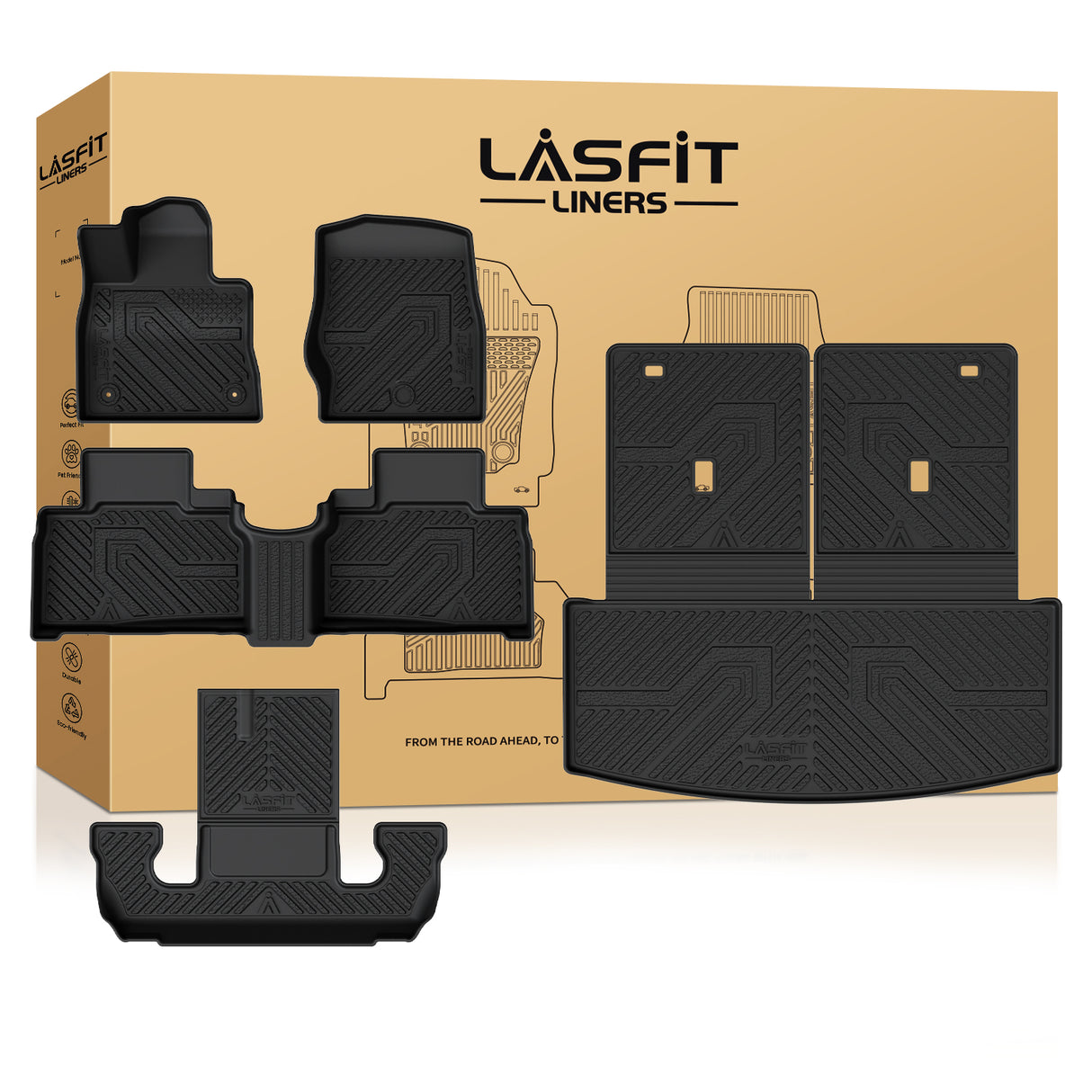 Fit for 2020-2025 Ford Explorer Floor Mats / Seatback & Cargo Mats