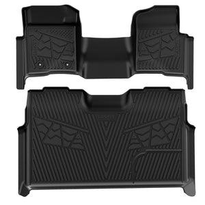 2011-2014 Ford F-150 Floor Mats, Fit SuperCrew Cab & Carpet Floor