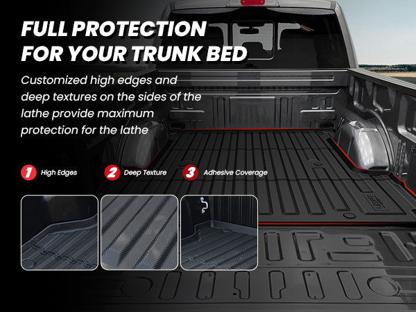 2024-2025 Ford F-150 Truck Bed mats Heavy Duty