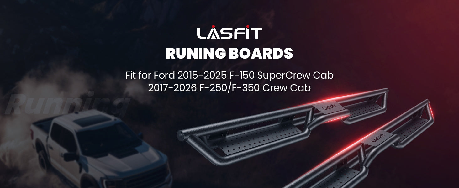Running Boards for 2017-2026 Ford F-250 F-350