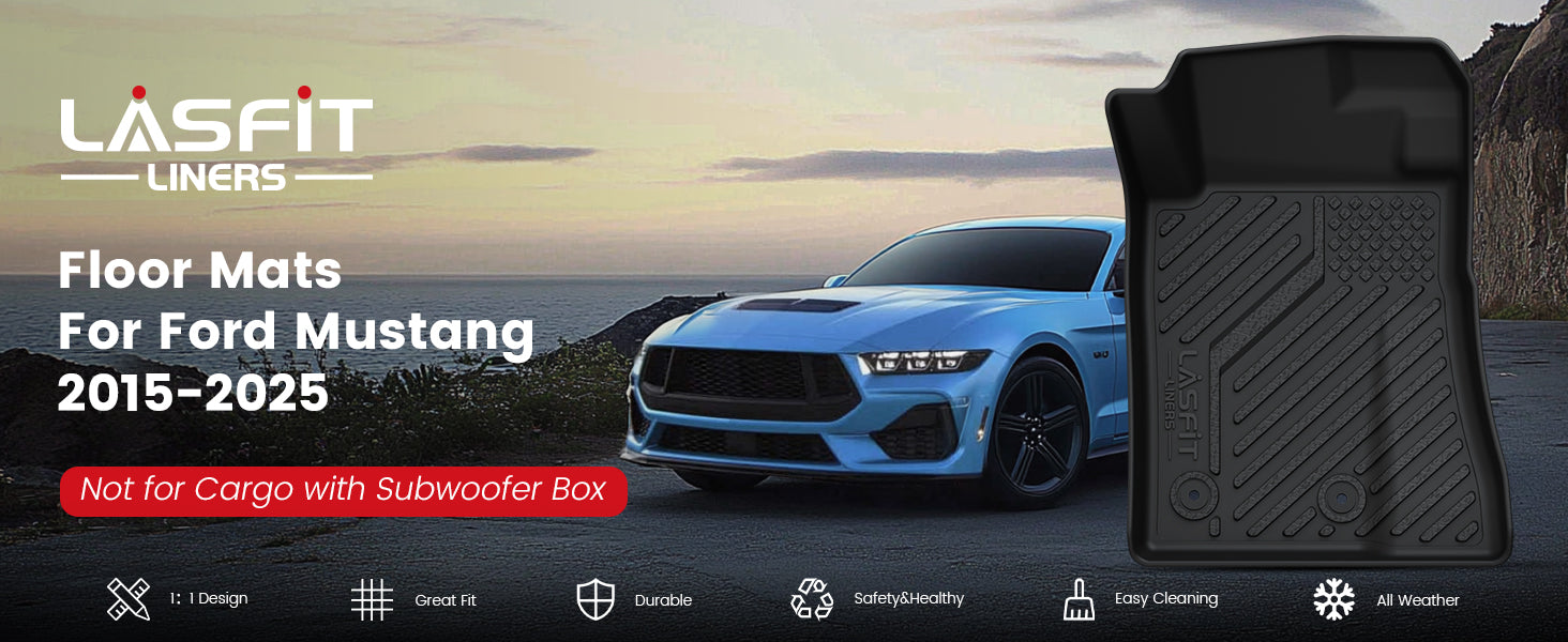 2015-2025 Ford Mustang floor mats
