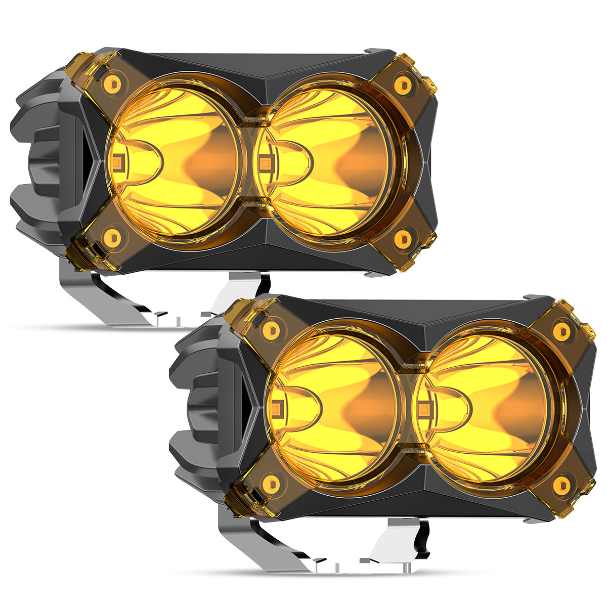 high power 4.8" amber led spot pod lights