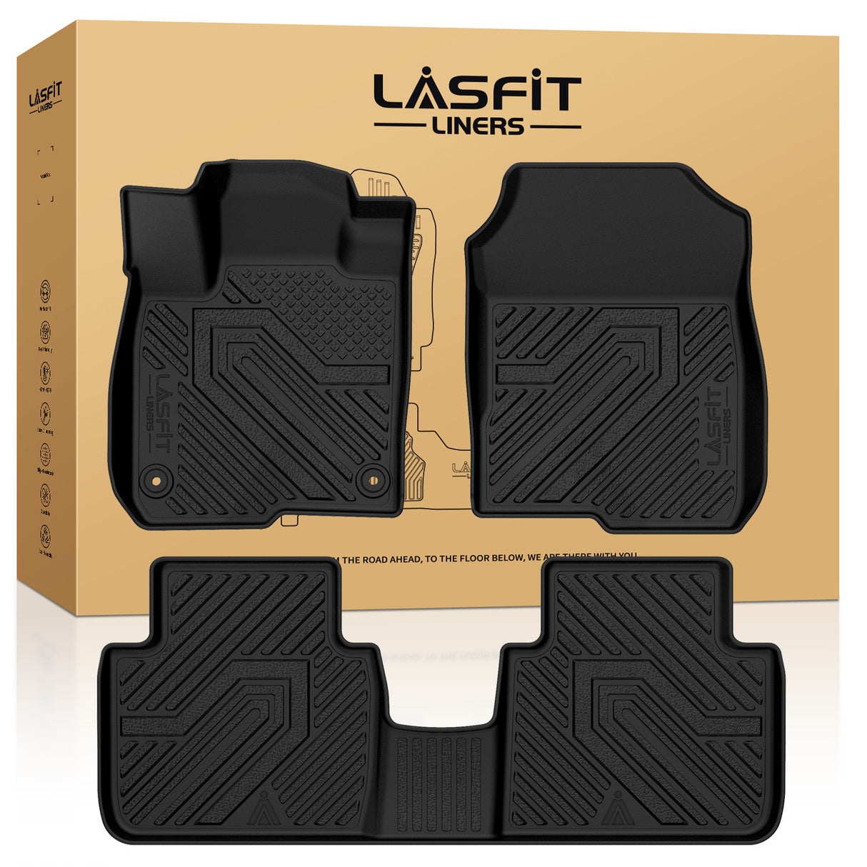 Fit for 2023-2025 Honda HR-V All-weather Floor Mats & Cargo Mat