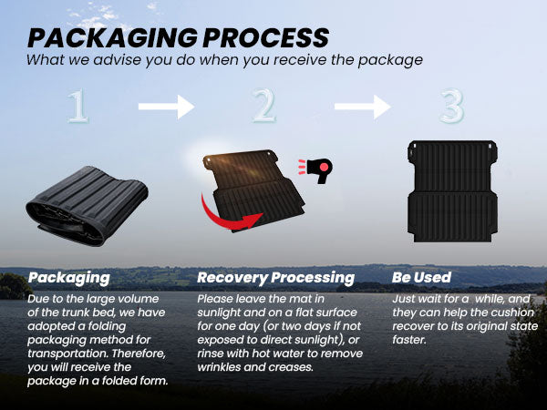 2017-2026 Honda Ridgeline Truck Bed mats Packaging