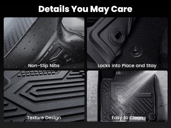 Anti-slip Features with 2022-2026 Hyundai Tucson Floor Mats