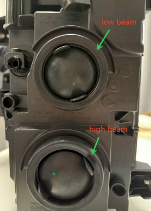 Locate the Low Beam Position