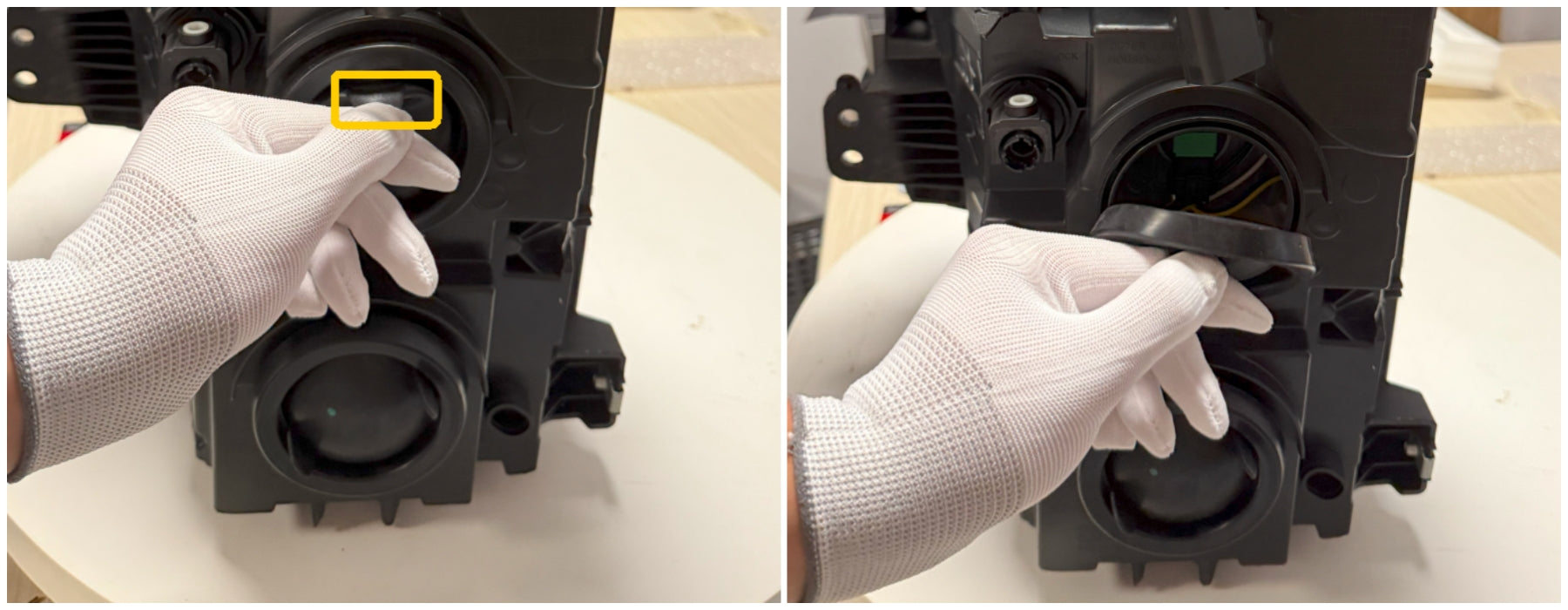 Remove the OEM Dust Cover