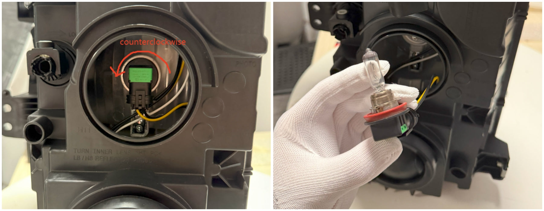 Take Out the OEM Halogen Bulb